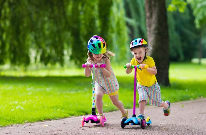 ПДД для детей на велосипедах, самокатах и скейтбордах