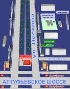 схема проезда Автошкола в Алтуфьево