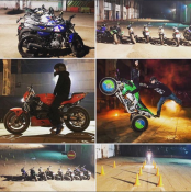 Мотоплощадка закрытая.