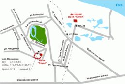 схема проезда