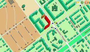 схема проезда пр-т Кирова, 104 