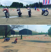 Мотоплощадка открытая.