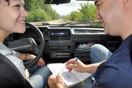 На вождении